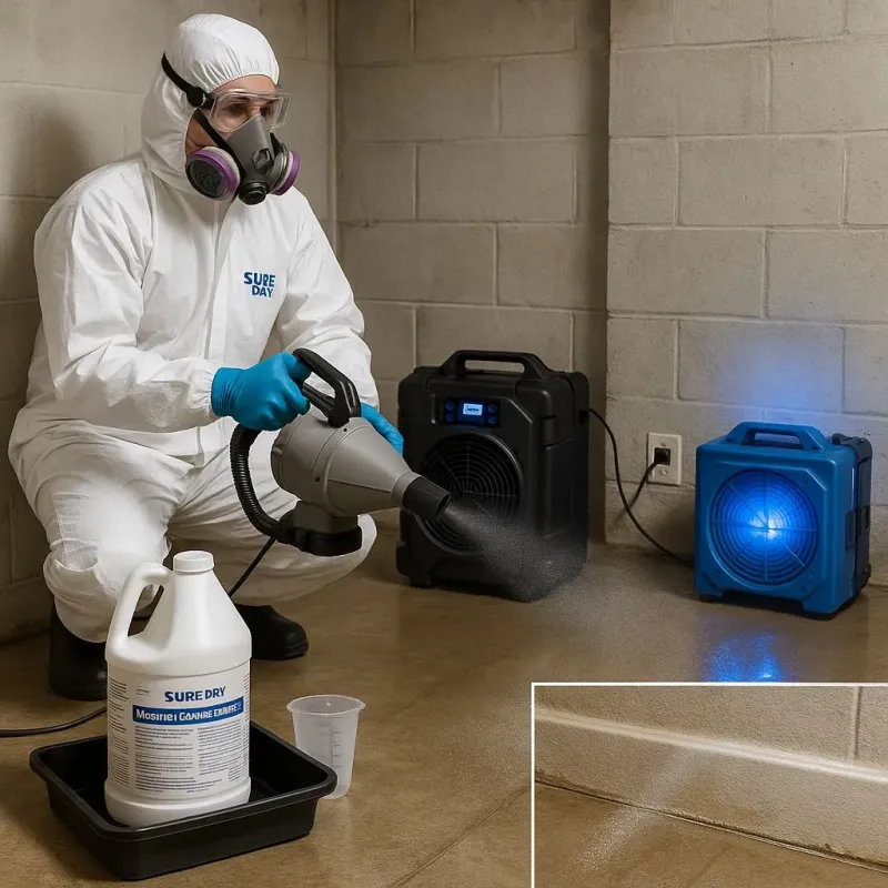 Sanitization and Odor Removal process in Houston, TX
